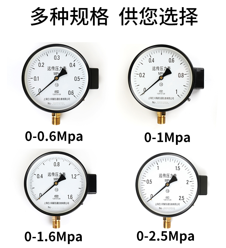 遠傳壓力表規(guī)格選型